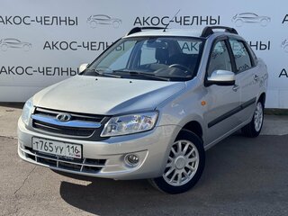 2014 Lada (ВАЗ) Granta I, серебристый, 390000 рублей, вид 1