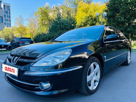 2006 Peugeot 607 I Рестайлинг, чёрный, 799000 рублей, вид 1
