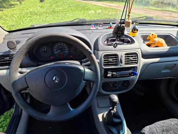 2003 Renault Symbol I Рестайлинг, синий - вид 11