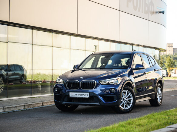 2019 BMW X1 18i sDrive II (F48), синий