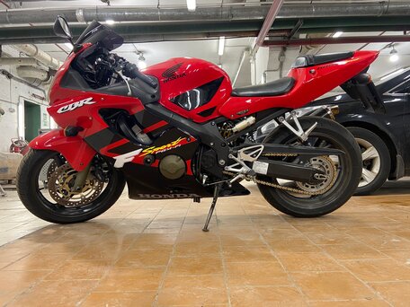 2001 Honda CBR 600F, красный, 410000 рублей, вид 2