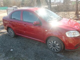 2009 Chevrolet Aveo I Рестайлинг, красный, 260000 рублей, вид 2