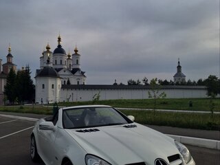 2010 Mercedes-Benz SLK-Класс 200 II (R171) Рестайлинг, белый, 1800000 рублей, вид 4