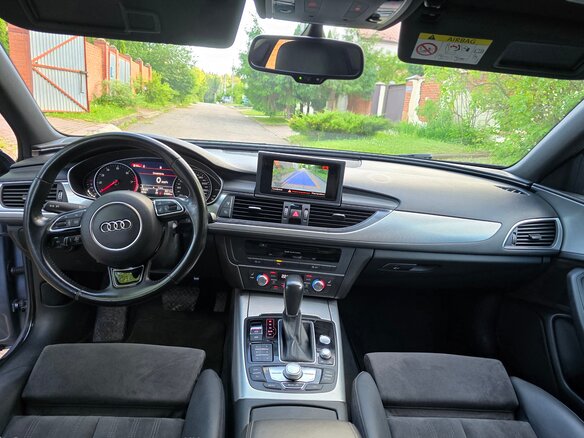 2016 Audi A6 IV (C7) Рестайлинг, серый - вид 13