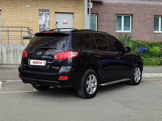 2008 Hyundai Santa Fe II, чёрный, 1180000 рублей, вид 4