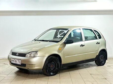 2008 Lada (ВАЗ) Kalina I, жёлтый, 159000 рублей, вид 3