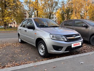 2016 Lada (ВАЗ) Granta I, серебристый, 350000 рублей, вид 2