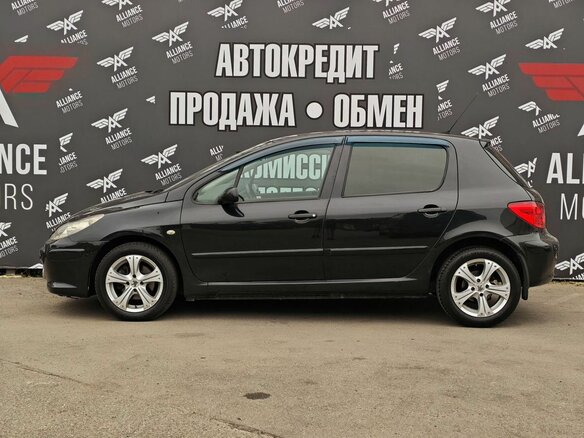 2007 Peugeot 307 I Рестайлинг, чёрный, 569000 рублей - вид 3