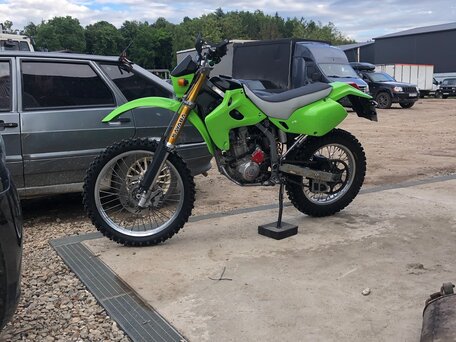 2003 Kawasaki KLX 250, зелёный, 225000 рублей, вид 1
