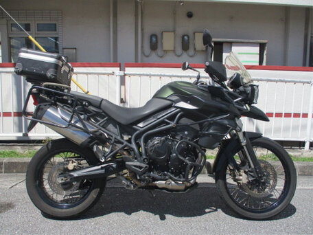 2014 Triumph Tiger 800, зелёный, 460000 рублей, вид 1