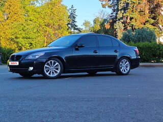2007 BMW 5 серии 530xi V (E60/E61) Рестайлинг, чёрный, 950000 рублей, вид 2