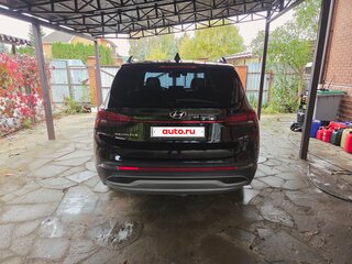 2020 Hyundai Santa Fe IV Рестайлинг, чёрный, 2850000 рублей, вид 4