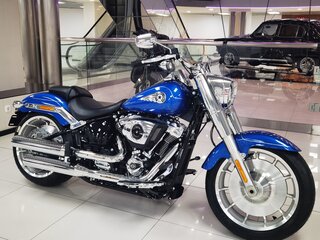 2025 Harley-Davidson Fat Boy, синий, 3300000 рублей, вид 3