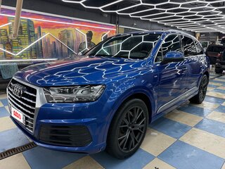 2016 Audi Q7 II (4M), синий, 3300000 рублей, вид 4