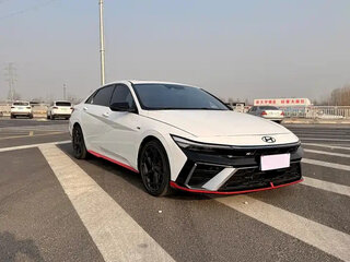 2023 Hyundai Elantra N Line VII (CN7) Рестайлинг, белый, 1430004 рублей, вид 3