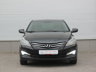 2014 Hyundai Solaris I Рестайлинг, чёрный, 807000 рублей, вид 3