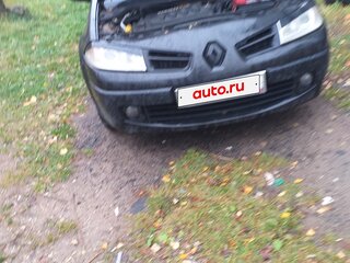 2009 Renault Megane II Рестайлинг, чёрный, 370000 рублей, вид 2