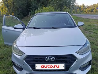 2018 Hyundai Solaris II, жёлтый, 740000 рублей, вид 2