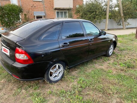 2008 Lada (ВАЗ) Priora I, чёрный, 285000 рублей, вид 3