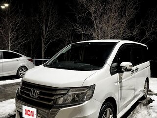 2013 Honda Stepwgn Spada IV Рестайлинг, белый, 1300000 рублей, вид 1