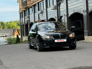 2009 BMW 5 серии 520d V (E60/E61) Рестайлинг, чёрный, 1200000 рублей, вид 5