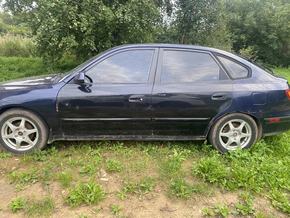 2002 Hyundai Elantra III (XD), синий, 160000 рублей - вид 1