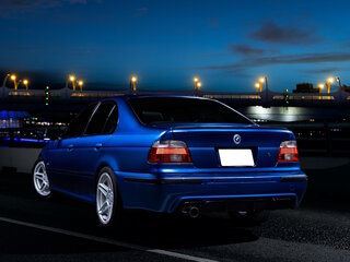1999 BMW 5 серии 523i IV (E39), синий, 930000 рублей, вид 4