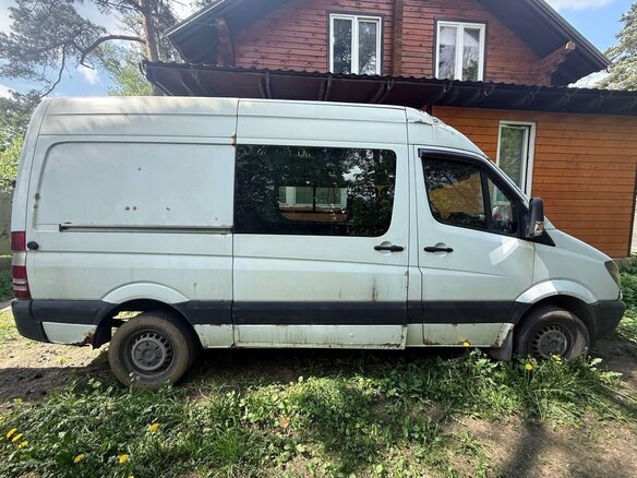 2007 Mercedes-Benz Sprinter, белый - вид 2