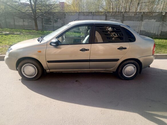 2005 Lada (ВАЗ) Kalina I, бежевый, 220000 рублей - вид 8