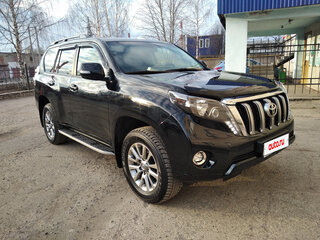 2017 Toyota Land Cruiser Prado 150 Series Рестайлинг 1, чёрный, 5950000 рублей, вид 3