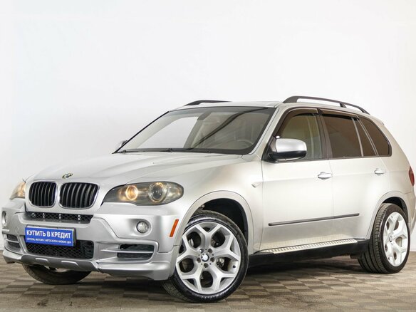 2007 BMW X5 3.0si II (E70), серебристый, 1589000 рублей - вид 2