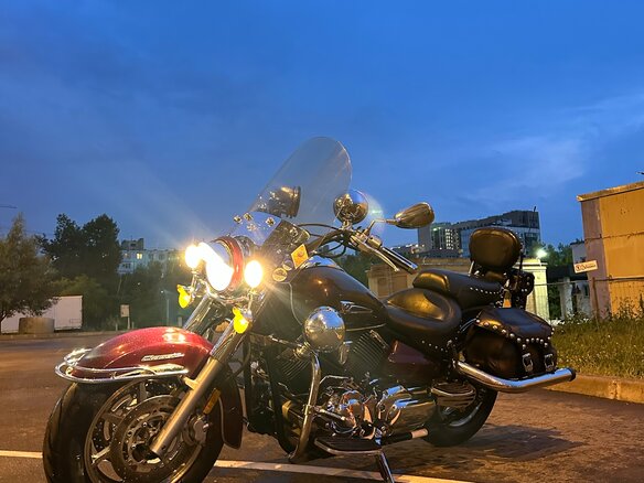 2006 Yamaha XVS1100, красный, 690000 рублей - вид 12