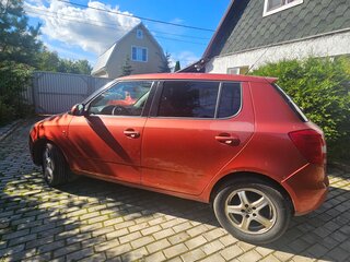 2009 Skoda Fabia II, оранжевый, 275000 рублей, вид 3