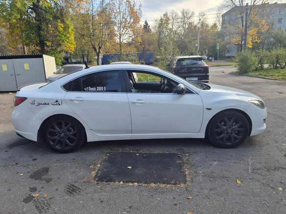 2008 Mazda 6 II (GH), белый, 650000 рублей - вид 1