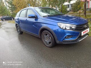 2020 Lada (ВАЗ) Vesta SW I, синий, 1095000 рублей, вид 4