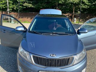 2014 Kia Rio 5-speed III, голубой, 650000 рублей, вид 1