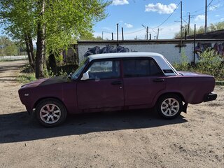 2008 Lada (ВАЗ) 2107, пурпурный, 110000 рублей, вид 2
