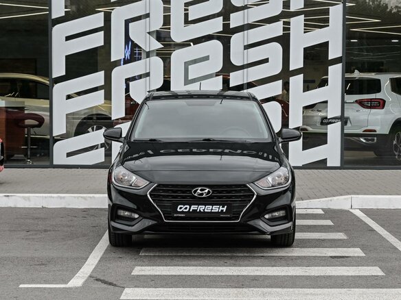 2018 Hyundai Solaris II, чёрный - вид 2