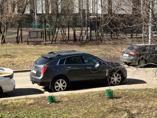 2013 Cadillac SRX II Рестайлинг, серый, 800000 рублей, вид 3