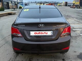 2014 Hyundai Solaris I Рестайлинг, коричневый, 950000 рублей, вид 2
