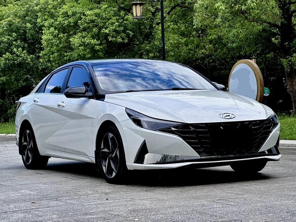 2022 Hyundai Elantra VII (CN7), белый - вид 4