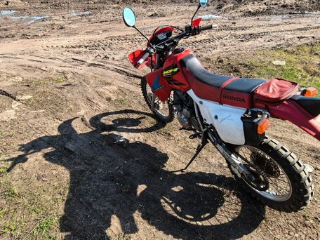 2001 Honda XR 650L, красный, 430000 рублей, вид 2