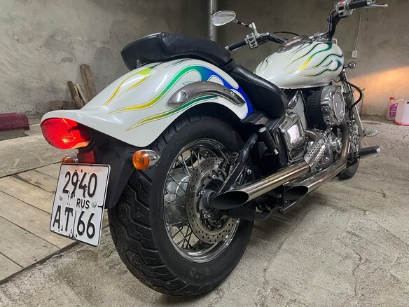 2000 Yamaha XVS1100, белый, 450000 рублей - вид 6