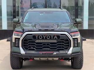 2023 Toyota Tundra CrewMax III, зелёный, 7590000 рублей, вид 4