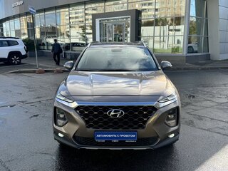 2019 Hyundai Santa Fe IV, бежевый, 2990000 рублей, вид 2