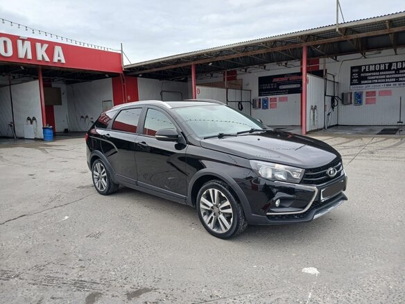 2020 Lada (ВАЗ) Vesta SW Cross I, чёрный, 970000 рублей - вид 1