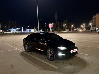 2018 Volkswagen Polo V Рестайлинг, чёрный, 1350000 рублей, вид 1