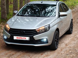 2021 Lada (ВАЗ) Vesta CNG I, серый, 910000 рублей, вид 2