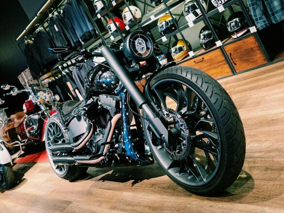 2012 Harley-Davidson Fat Boy, чёрный, 3700000 рублей - вид 23