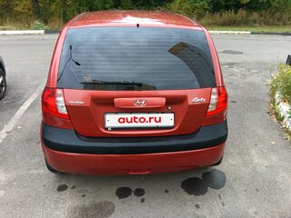 2008 Hyundai Getz I Рестайлинг, красный, 365000 рублей, вид 4